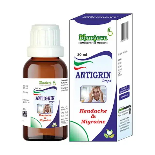 Doctor Bhargava Antigrin Minims – Natural Drops for Migraine Relief & Headache Support