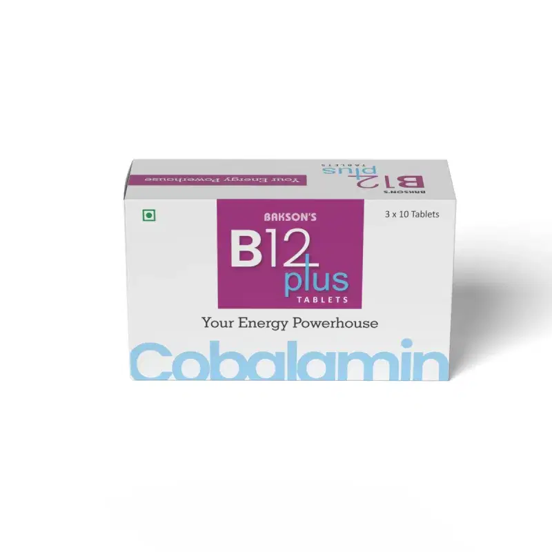 Bakson B12 Plus Tablet - 3 X 10 Tablets
