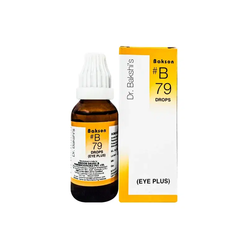 Bakson B Drop #79 – (eye Plus Drops) – 30 Ml