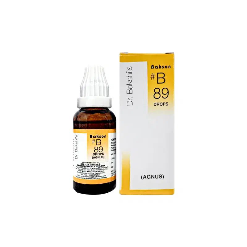 Bakson B Drop #89 – (agnus Drops) – 30 Ml
