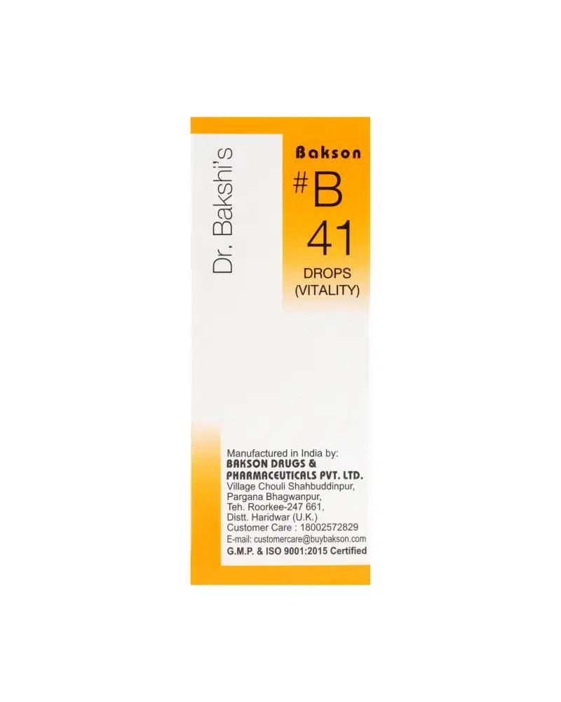 Bakson B Drops #41 - (vitality)