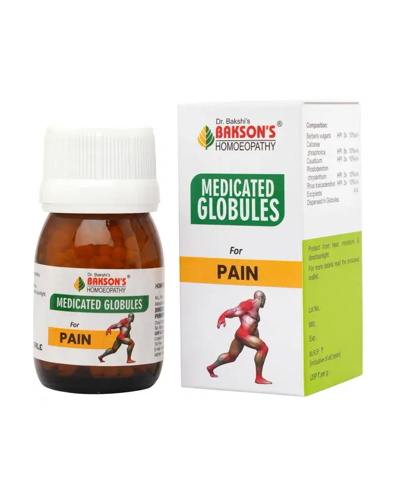 Bakson Medicated Globules for Pain