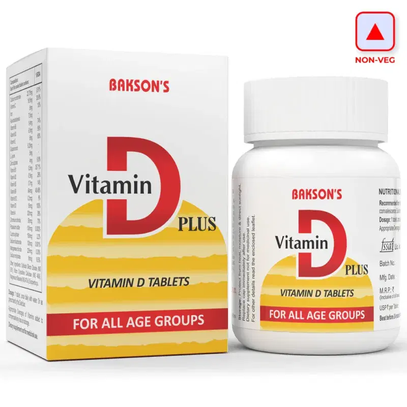 Bakson Vitamin D Plus-30 Tablet