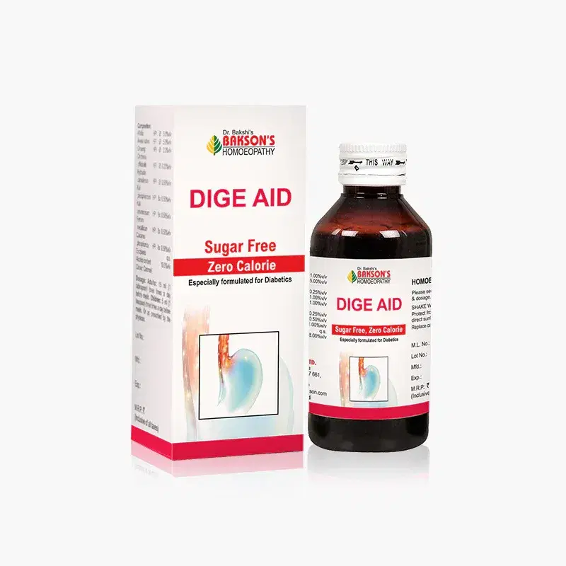 Bakson Dige Aid Syrup (sugar Free)