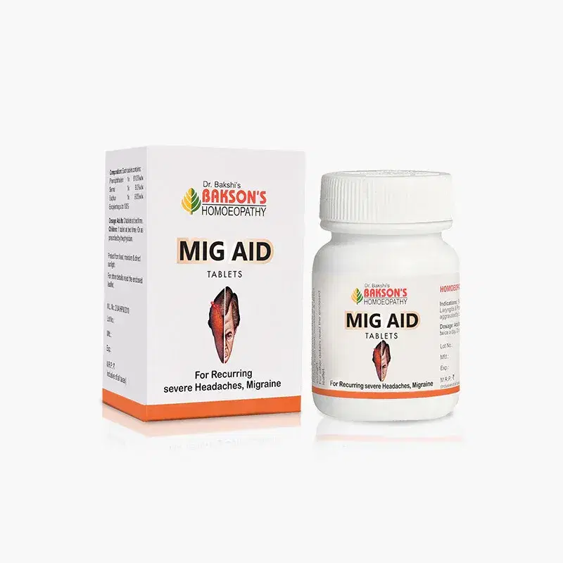 Bakson Mig Aid Tablets