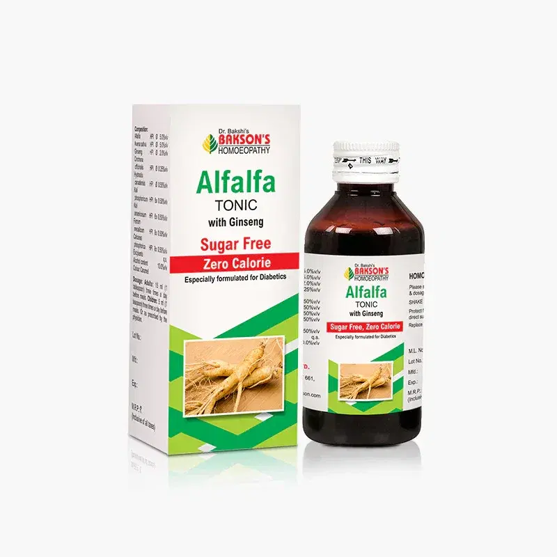 Bakson Alfalfa Tonic With Ginseng ( Sugar Free)