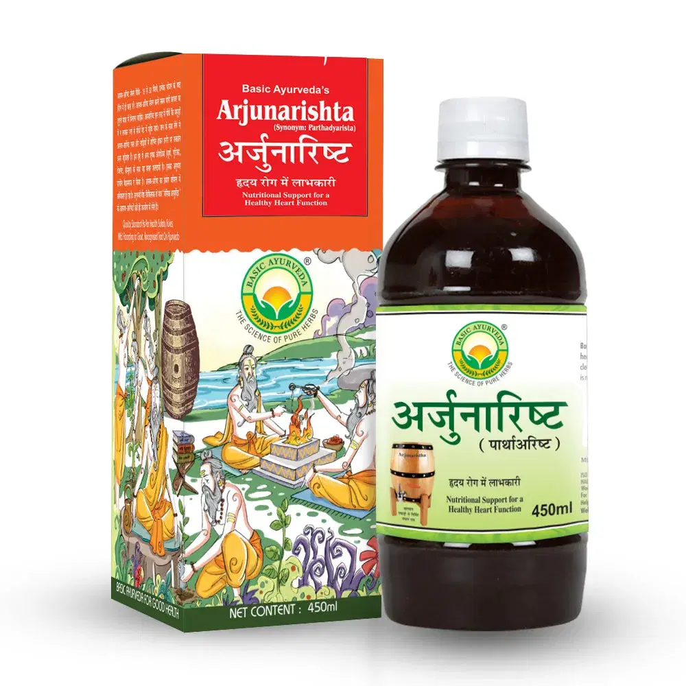 Basic Ayurveda Arjunarishta 450Ml - Image 1
