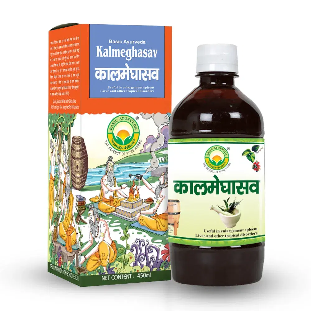 Basic Ayurveda Kalmeghasav 450Ml - Image 1