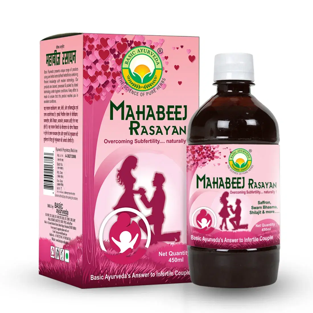 Basic Ayurveda Maha Beej Rasayan Drink 450 Ml - Image 1