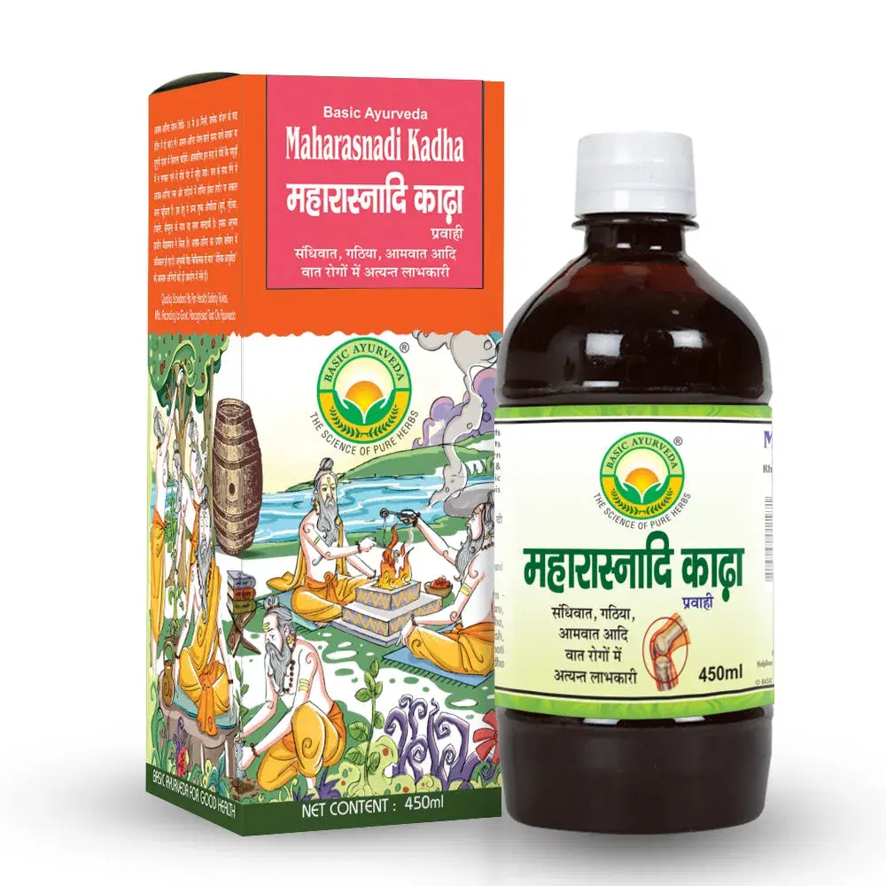 Basic Ayurveda Maharasnadi Kadha 450Ml - Image 1