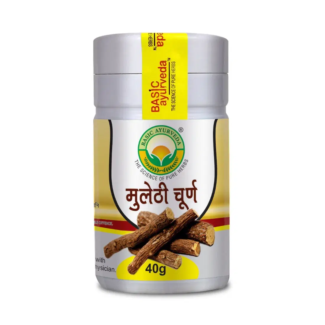 Basic Ayurveda Mulethi Churna 40 Gram - Image 1