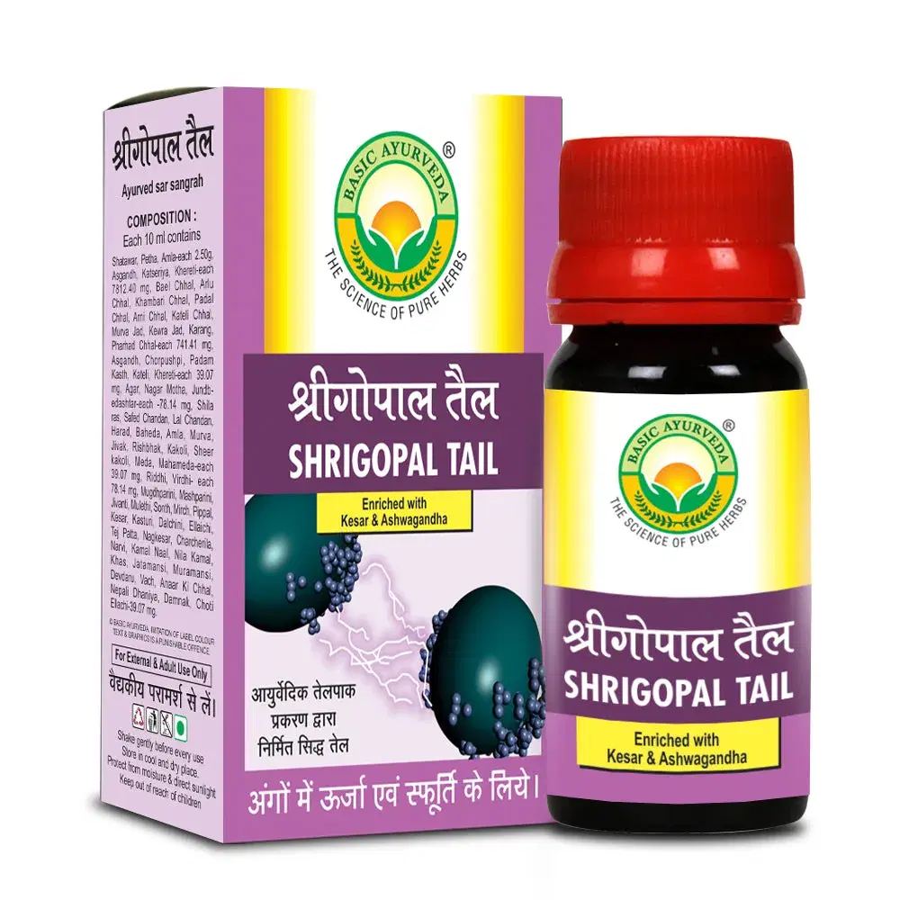 Basic Ayurveda Shri Gopal Taila 30 Ml - Image 1