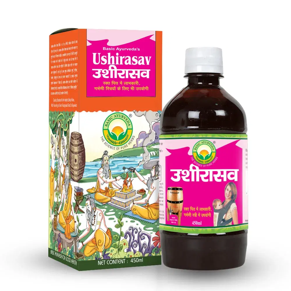 Basic Ayurveda Ushirasav 450Ml - Image 1