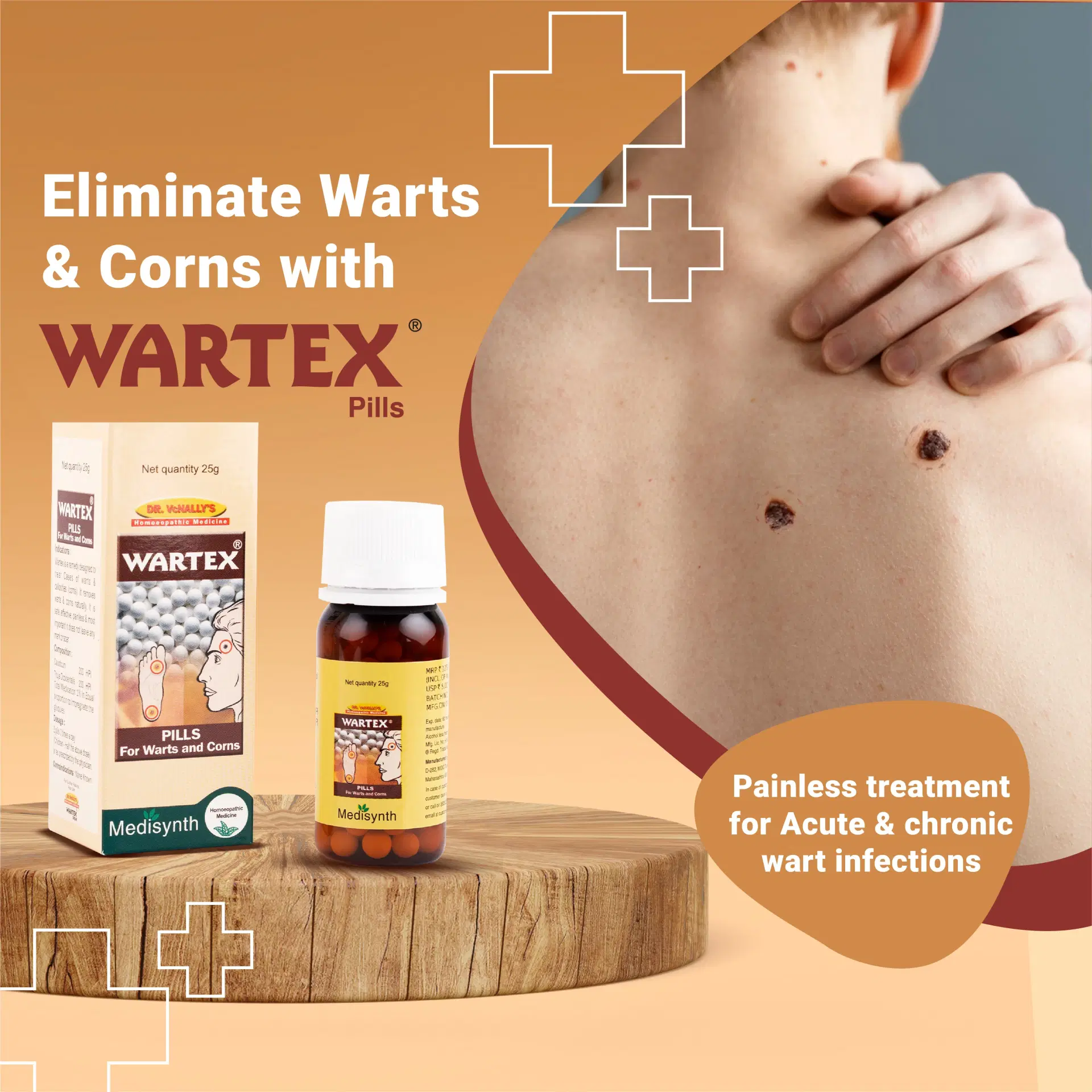 Wartex Pills (Combo Pack of 2- 25g Each) - Image 1