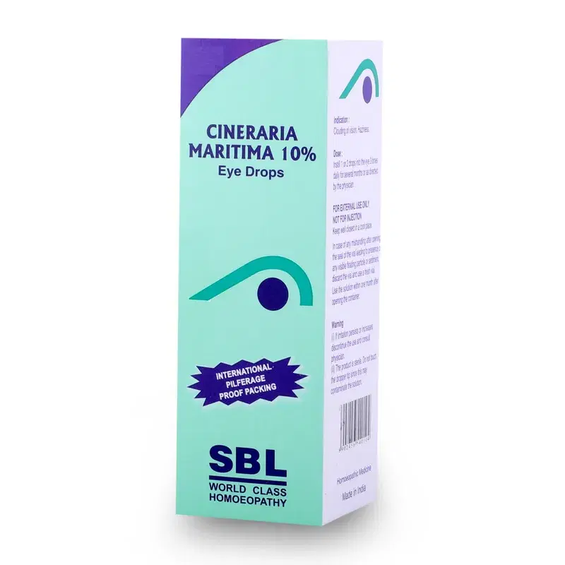 SBL Cineraria Maritima 10% Eye Drops