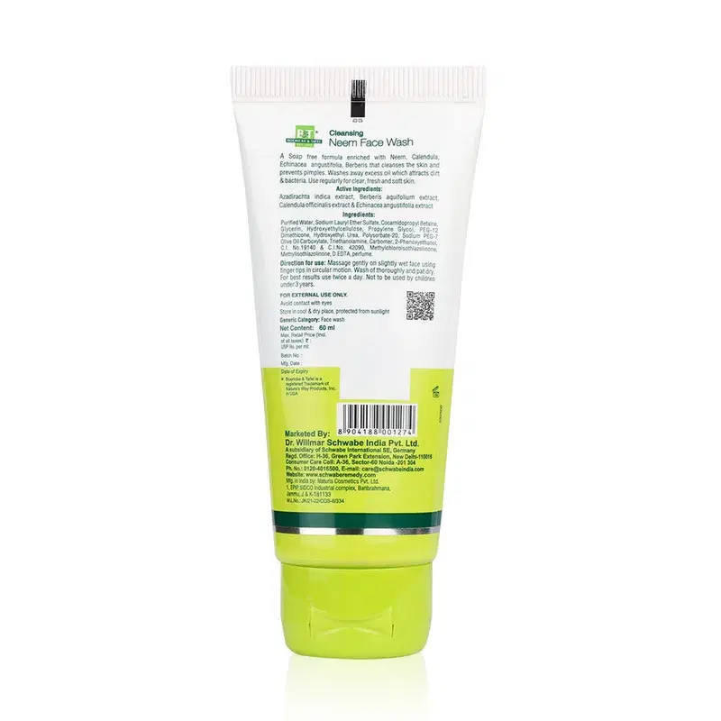 Dr. Willmar Schwabe India B&T Cleansing Neem Face Wash