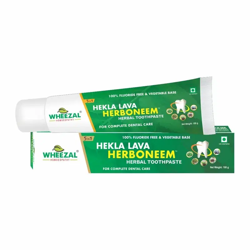 Wheezal Hekla Lava Herboneem Toothpaste
