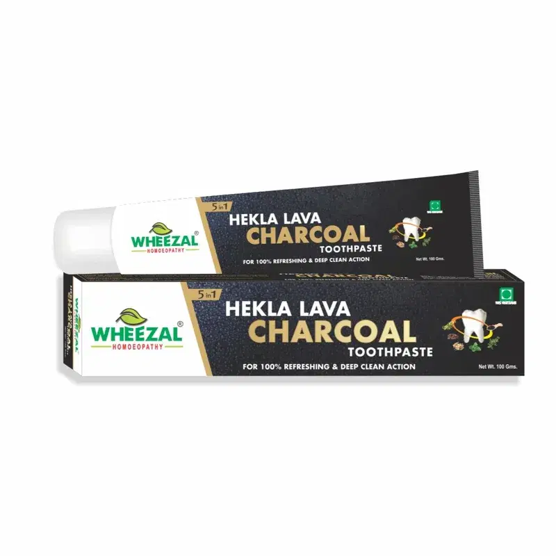 Wheezal Hekla Lava Charcoal Toothpaste