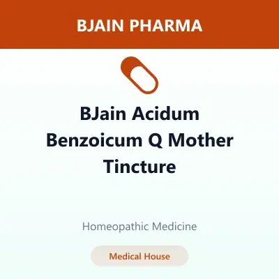 BJain Acidum Benzoicum Q Mother Tincture BJain Acidum Benzoicum Q Mother Tincture - Image 1