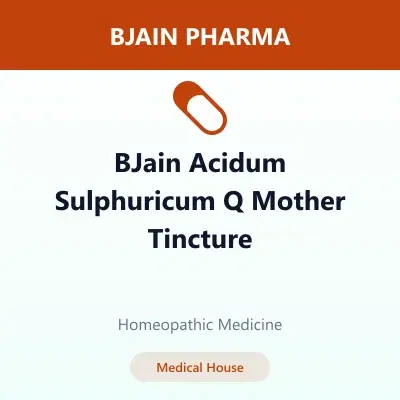 BJain Acidum Sulphuricum Q Mother Tincture BJain Acidum Sulphuricum Q Mother Tincture - Image 1