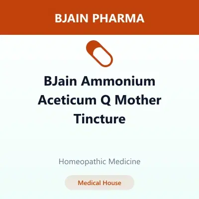 BJain Ammonium Aceticum Q Mother Tincture BJain Ammonium Aceticum Q Mother Tincture - Image 1