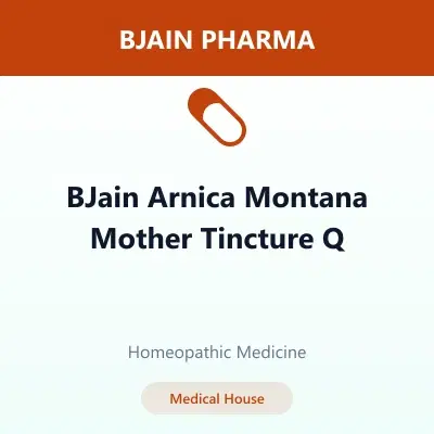 BJain Arnica Montana Mother Tincture Q BJain Arnica Montana Mother Tincture Q - Image 1