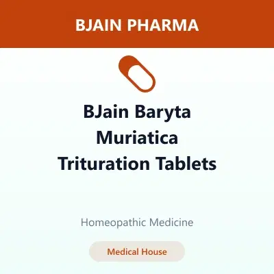 BJain Baryta Muriatica Trituration Tablets BJain Baryta Muriatica Trituration Tablets - Image 1