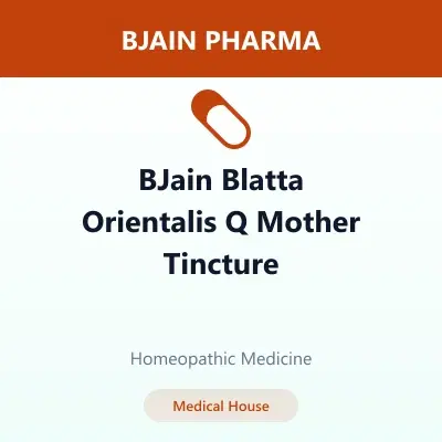 BJain Blatta Orientalis Q Mother Tincture BJain Blatta Orientalis Q Mother Tincture - Image 1