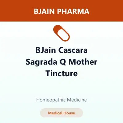 BJain Cascara Sagrada Q Mother Tincture BJain Cascara Sagrada Q Mother Tincture - Image 1