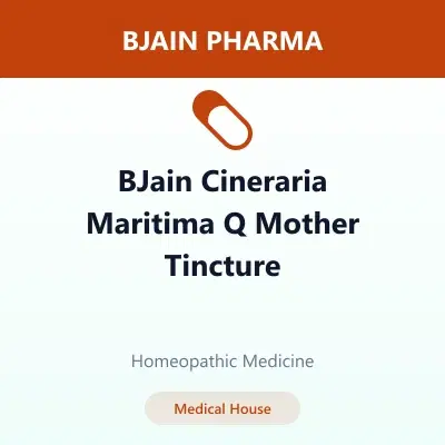 BJain Cineraria Maritima Q Mother Tincture BJain Cineraria Maritima Q Mother Tincture - Image 1