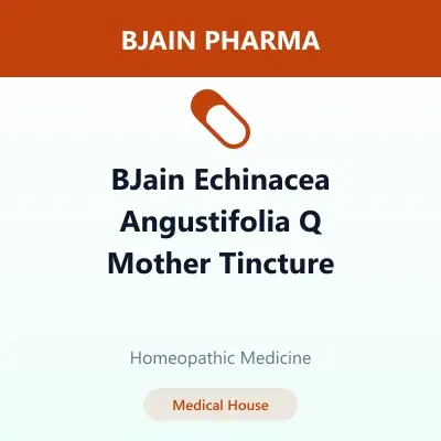 BJain Echinacea Angustifolia Q Mother Tincture BJain Echinacea Angustifolia Q Mother Tincture - Image 1