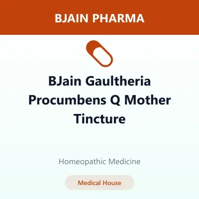 BJain Gaultheria Procumbens Q Mother Tincture BJain Gaultheria Procumbens Q Mother Tincture - Image 1