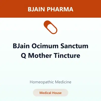 BJain Ocimum Sanctum Q Mother Tincture BJain Ocimum Sanctum Q Mother Tincture - Image 1