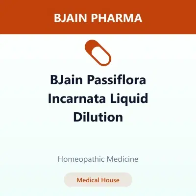 BJain Passiflora Incarnata Liquid Dilution BJain Passiflora Incarnata Liquid Dilution - Image 1