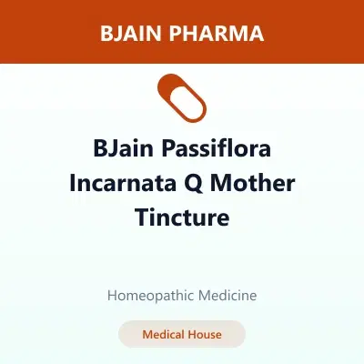 BJain Passiflora Incarnata Q Mother Tincture BJain Passiflora Incarnata Q Mother Tincture - Image 1