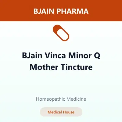 BJain Vinca Minor Q Mother Tincture BJain Vinca Minor Q Mother Tincture - Image 1