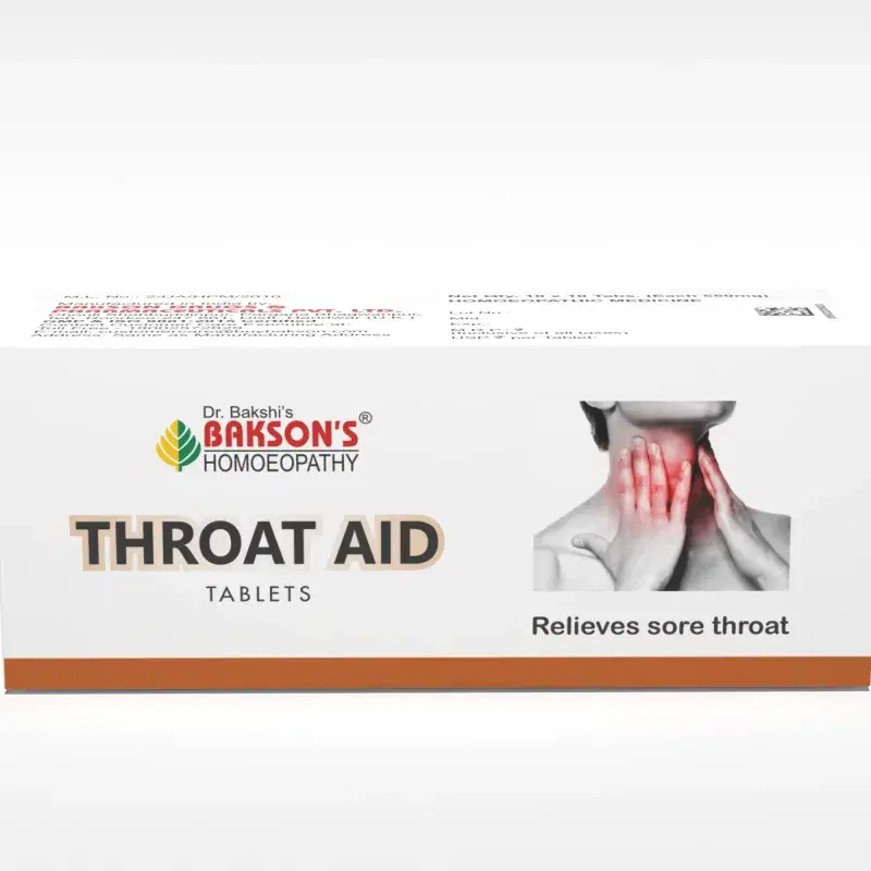 Bakson Throat Aid Tablets Strips