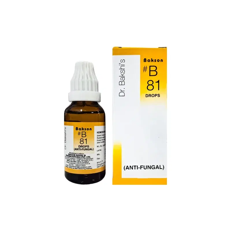 Bakson B Drop #81 – (anti-fungal Drops) – 30 Ml