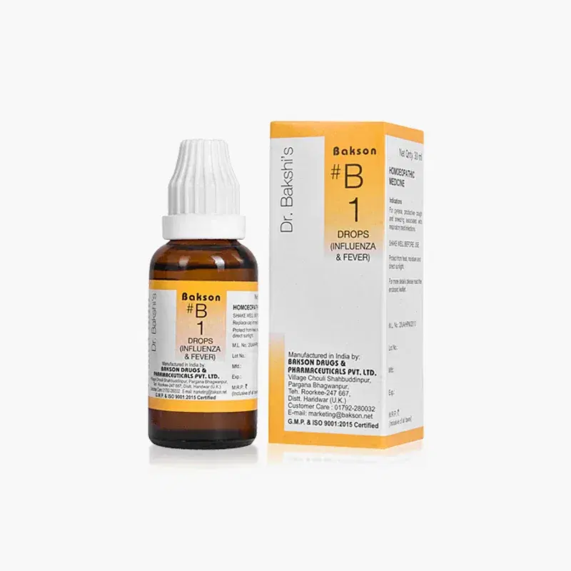 Bakson B1 Drops (influenza & Fever)
