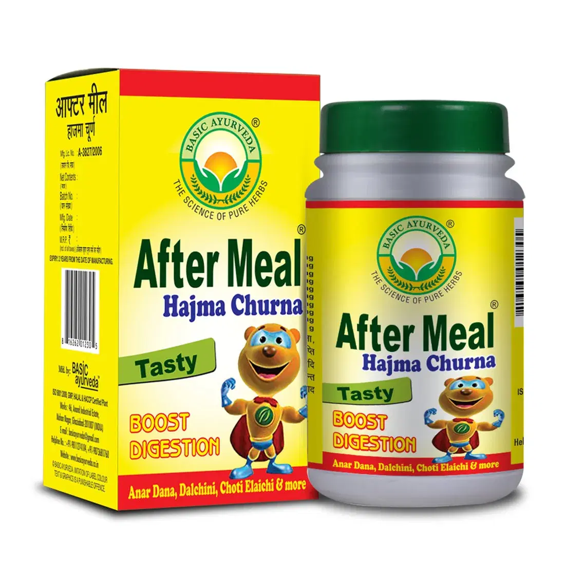 Basic Ayurveda After Meal Hajma Churna 40 Gram | Stomach Bloating | Improve Hunger | Bad Breathing through Mouth | Good Appetizer | Boost Digestion. Basic Ayurveda After Meal Hajma Churna 40 Gram | Stomach Bloating | Improve Hunger | Bad Breathing through Mouth | Good Appetizer | Boost Digestion. - Image 1