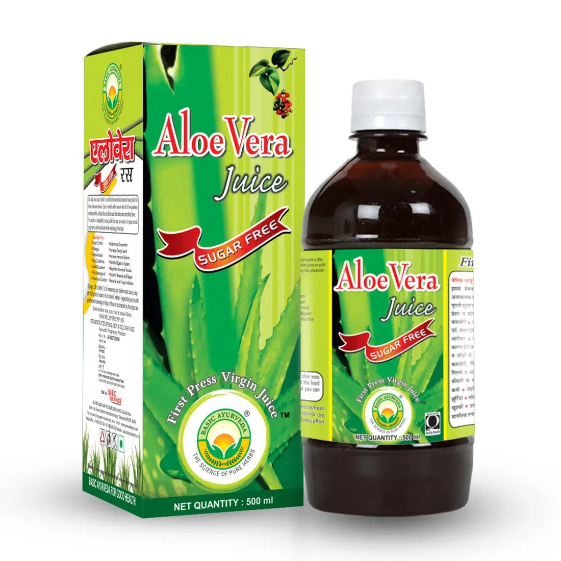 Basic Ayurveda Aloe Vera Juice (Sugar Free) | Control Cholesterol Levels | Beauty Needs | Flush Out Toxins | Ayurvedic Juice for weight loss | Useful in Abdominal pain Basic Ayurveda Aloe Vera Juice (Sugar Free) | Control Cholesterol Levels | Beauty Needs | Flush Out Toxins | Ayurvedic Juice for weight loss | Useful in Abdominal pain - Image 1