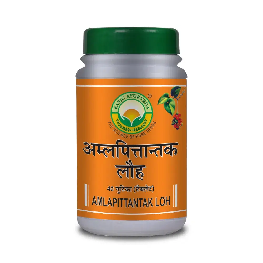 Basic Ayurveda Amalpitanytak Loh 40 Tablet | Helpful for Acidity | Helpful in Gastritis | Helpful in Vomiting | Helpful in Abdominal Pain. Basic Ayurveda Amalpitanytak Loh 40 Tablet | Helpful for Acidity | Helpful in Gastritis | Helpful in Vomiting | Helpful in Abdominal Pain. - Image 1
