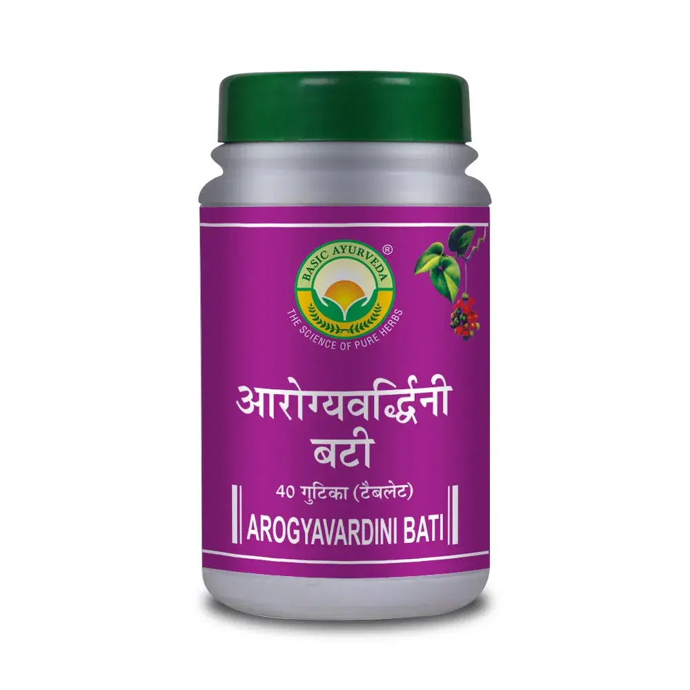 Basic Ayurveda Arogyavardini Bati 40 Tablet Basic Ayurveda Arogyavardini Bati 40 Tablet - Image 1