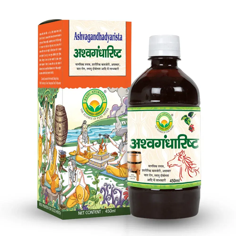 Basic Ayurveda Ashwagandharistha 450ml Basic Ayurveda Ashwagandharistha 450ml - Image 1