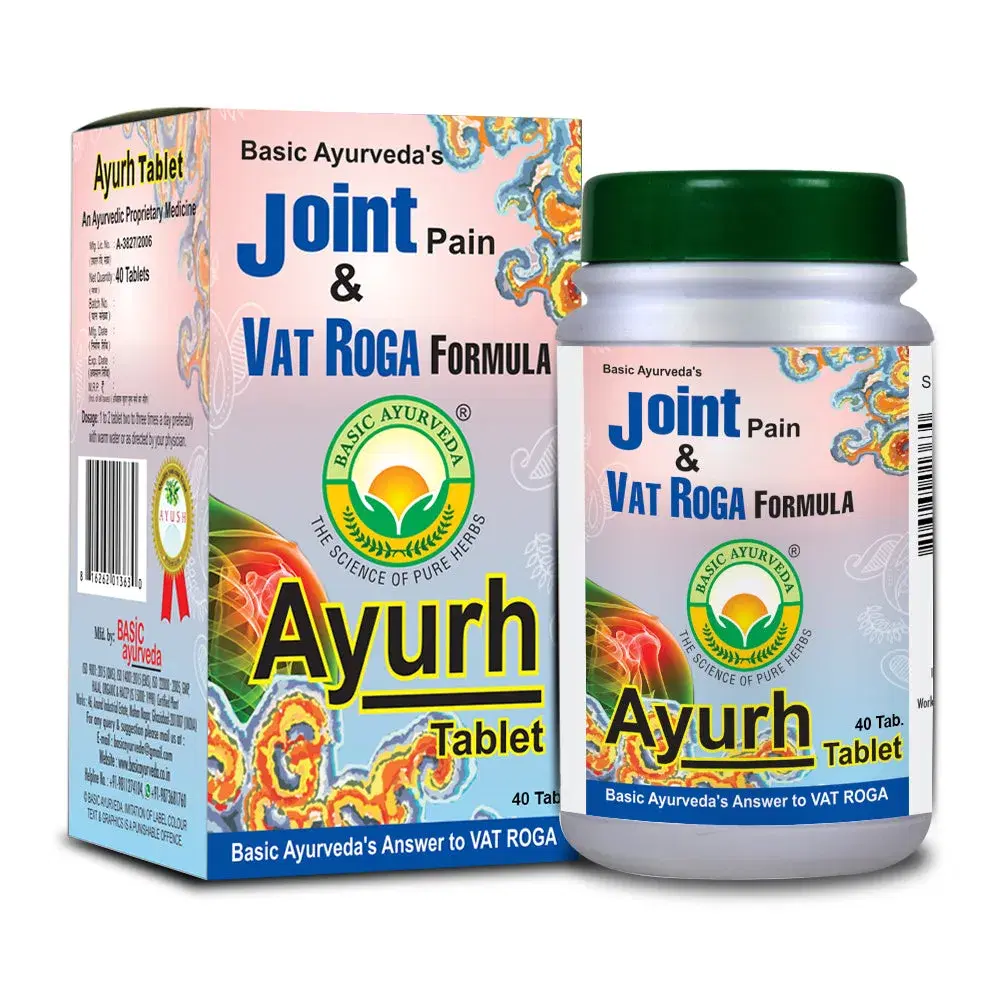 Basic Ayurveda Ayurh Tablet (40 Tablet) | Beneficial in osteoarthritis | Effective in joint inflammation | Useful in paralysis | Beneficial in gout | Basic Ayurveda Ayurh Tablet (40 Tablet) | Beneficial in osteoarthritis | Effective in joint inflammation | Useful in paralysis | Beneficial in gout | - Image 1