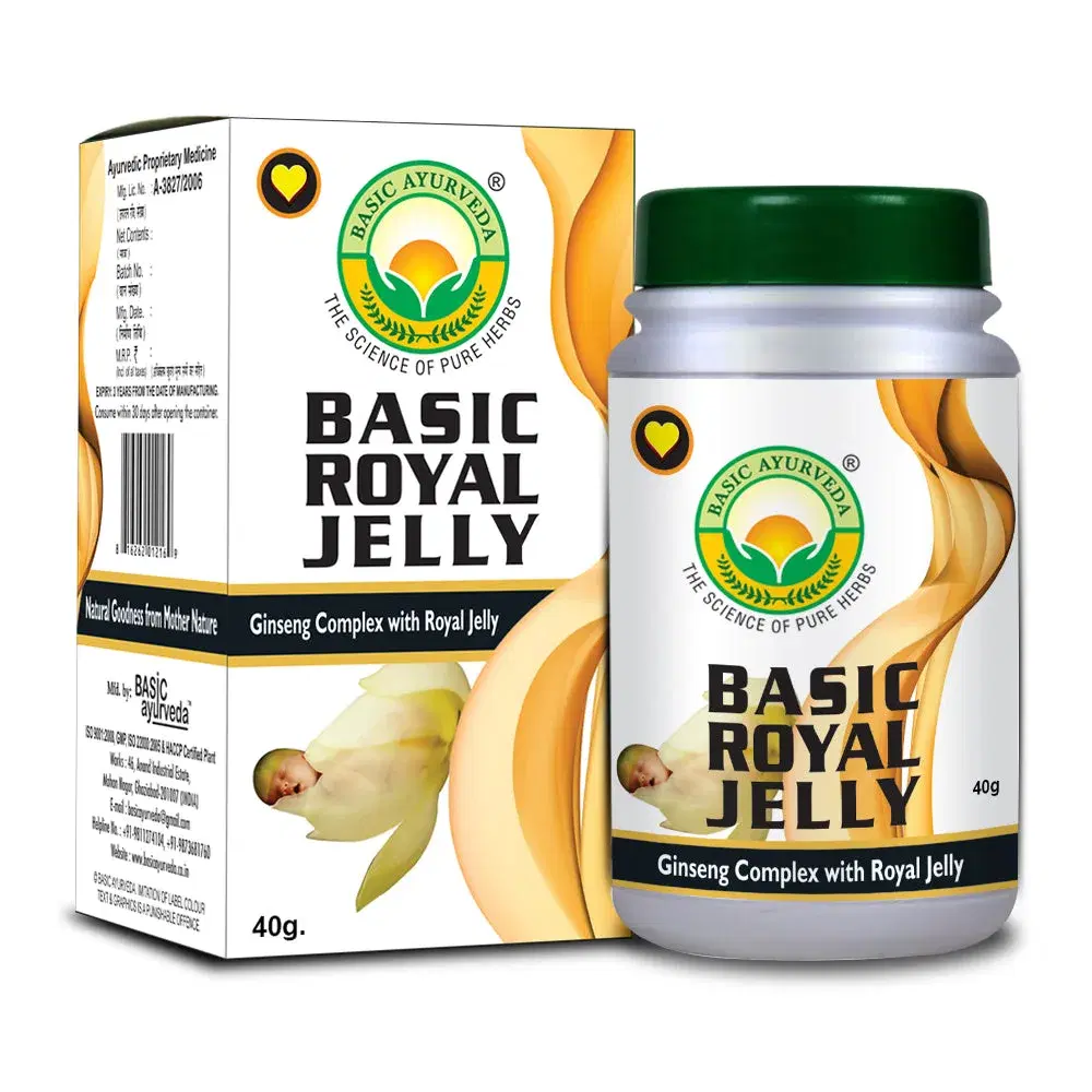 Basic Ayurveda Basic Royal Jelly 40 Gram Basic Ayurveda Basic Royal Jelly 40 Gram - Image 1
