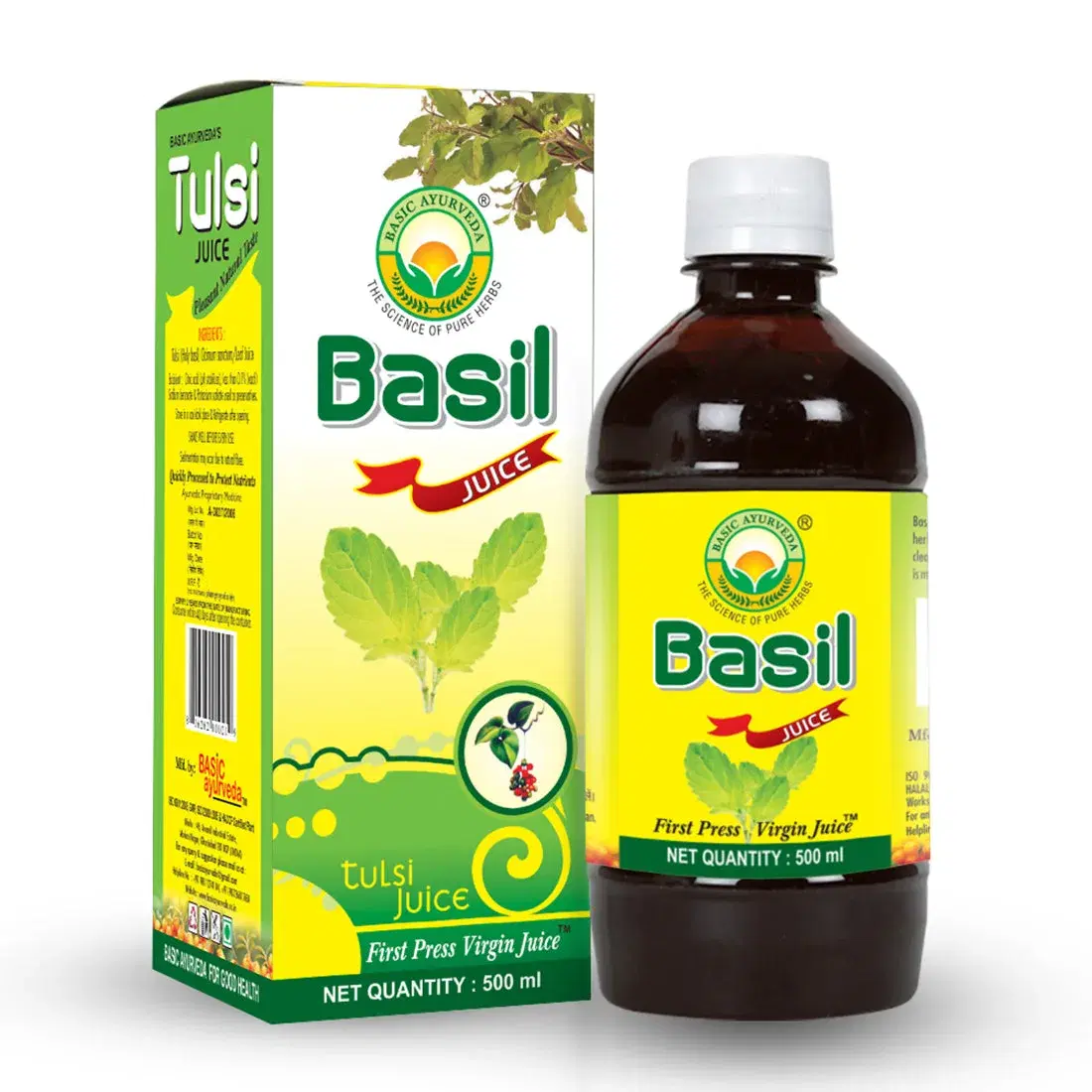 Basic Ayurveda Basil (Tulsi) Juice | 100% Organic Natural Herbal Juice | Helps Boost Immunity | Tulsi | Improve digestion | Blood purifier | skin related problems | Useful in Mouth Infection. Basic Ayurveda Basil (Tulsi) Juice | 100% Organic Natural Herbal Juice | Helps Boost Immunity | Tulsi | Improve digestion | Blood purifier | skin related problems | Useful in Mouth Infection. - Image 1
