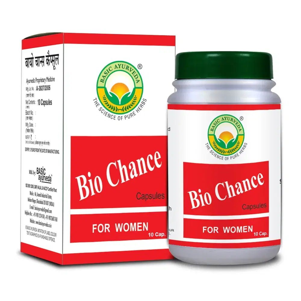 Basic Ayurveda Bio Chance 10 Capsule Basic Ayurveda Bio Chance 10 Capsule - Image 1