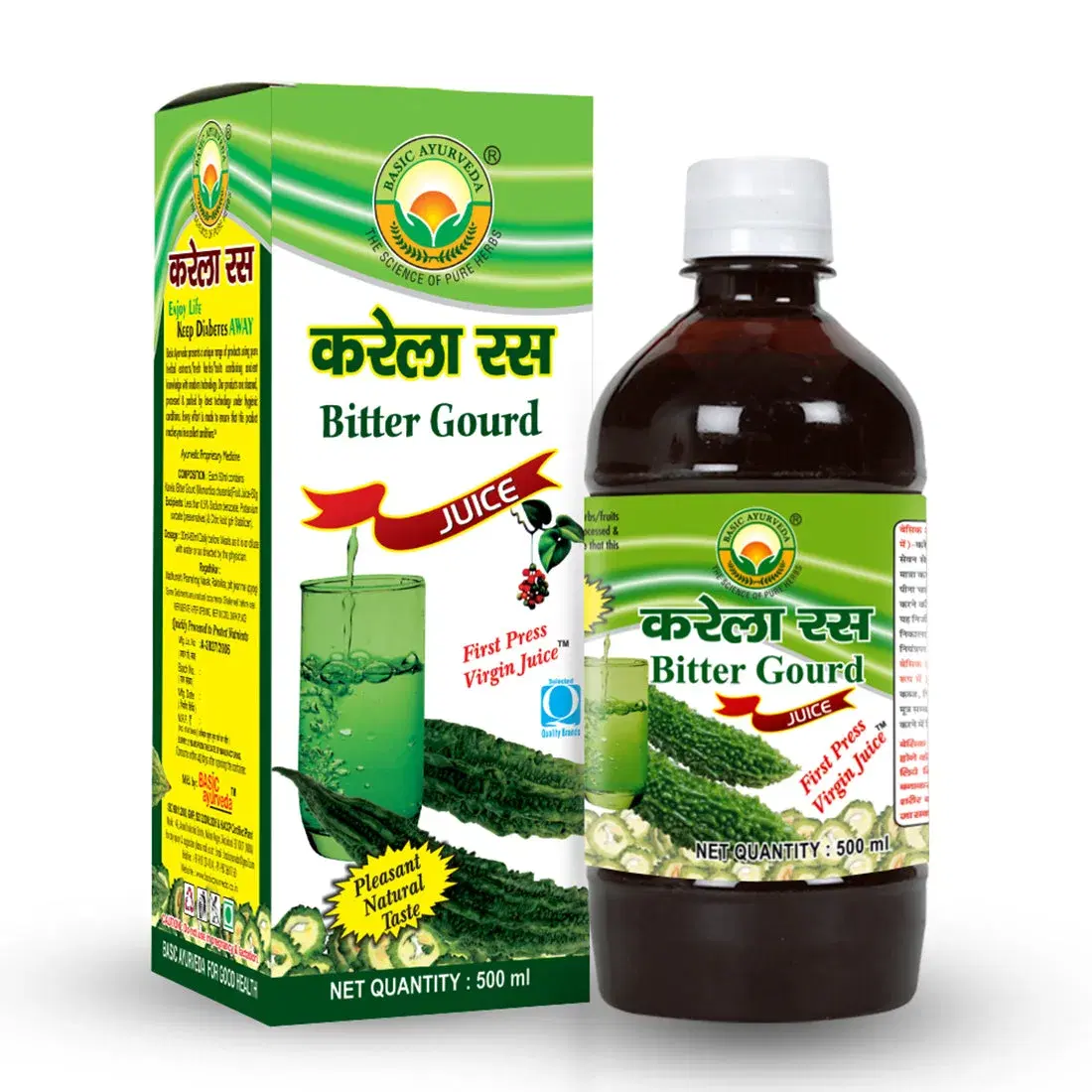 Basic Ayurveda Bitter Gourd(Karela) Juice | | Immunity and Digestion Booster | Helps in maintaining blood sugar level | Helps in weight loss | Useful for glowing skin | Control Cholesterol Level. Basic Ayurveda Bitter Gourd(Karela) Juice | | Immunity and Digestion Booster | Helps in maintaining blood sugar level | Helps in weight loss | Useful for glowing skin | Control Cholesterol Level. - Image 1