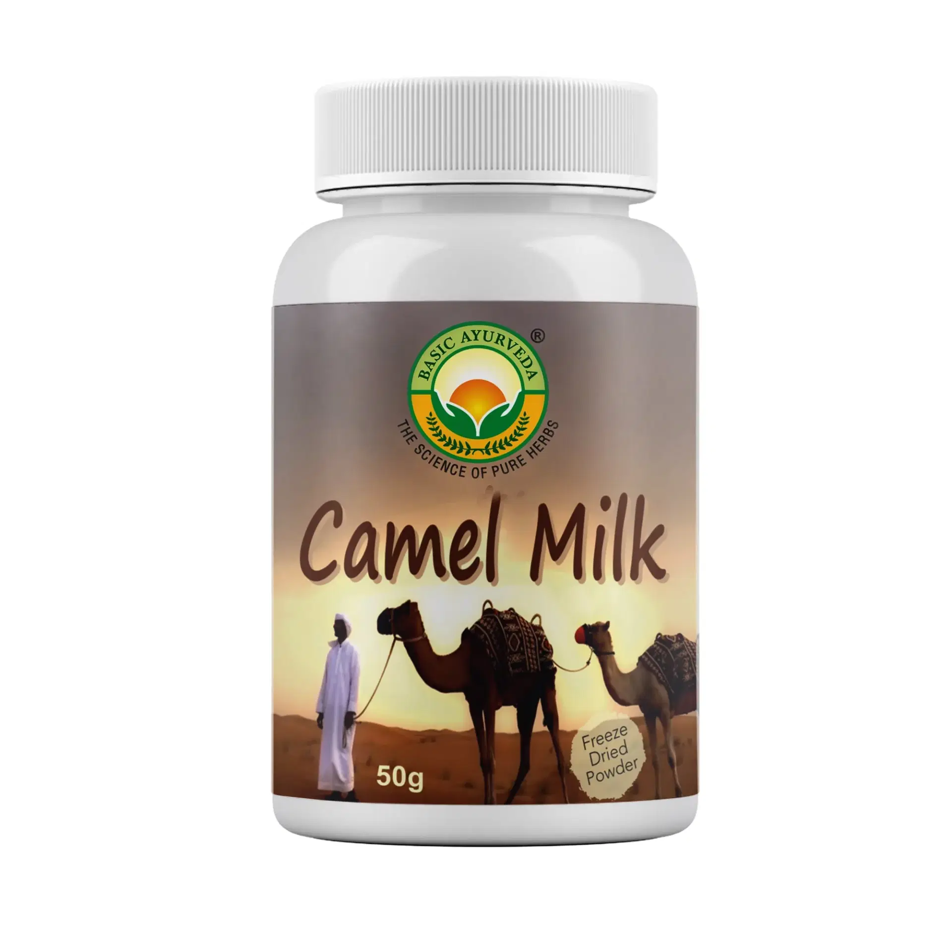 Basic Ayurveda Camel Milk Powder | 100% Pure And Natural | (Freeze Dried, Gluten Free, No Additives, No Preservatives) | Ethically Sourced Fresh Grounded Everyday Milk Powder Basic Ayurveda Camel Milk Powder | 100% Pure And Natural | (Freeze Dried, Gluten Free, No Additives, No Preservatives) | Ethically Sourced Fresh Grounded Everyday Milk Powder - Image 1